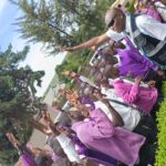 Students Participating in climate change awareness campaign